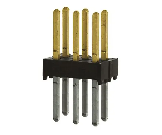 64-0590-59　Samtec TSW, 6 Way, 2 Row, Straight Pin Header　TSW-103-08-L-D
