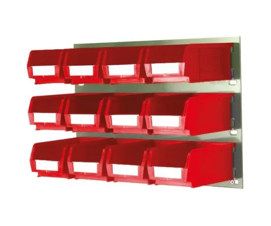 64-0615-04　RS PRO Red PP Storage Bin, 75mm x 100mm　771-9196