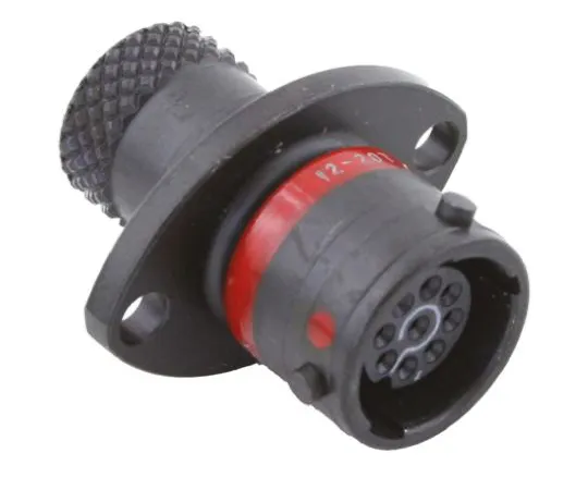 64-0547-17　Souriau 8STA Series Panel Mount Connector, 9 contacts Socket　8STA00609SN