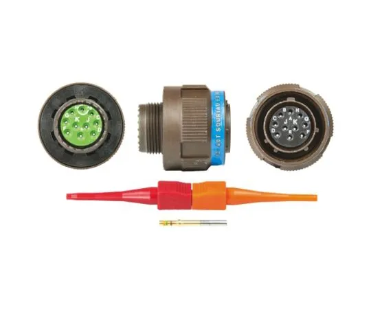 64-0572-36　Souriau 8D Series, 10 Way Cable Mount MIL Spec Circular Connector Plug, Socket Contacts,Shell Size 13, Screw Coupling,　8D513W98SN