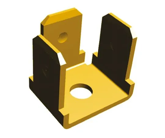 64-0492-15　TE Connectivity FASTON .250 Series , 90° Mount Angle Stud Mount Tab Terminal, 6.35 x 0.81mm　62261-1