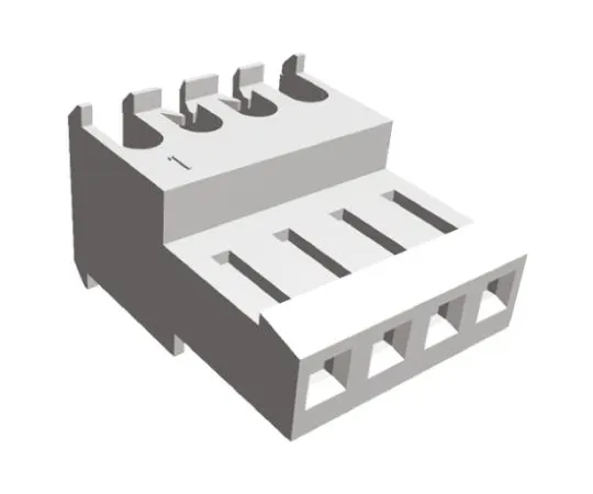 64-0535-47　TE Connectivity 4-Way IDC Connector Socket for Cable Mount, 1-Row　3-640621-4