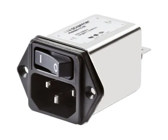 64-0589-56　Schaffner FN9264 Series 6A 250 V ac 400Hz Flange Mount EMI Filter, with Tab Terminals　FN9264B-6-06