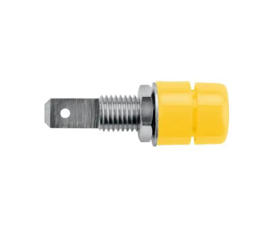 64-0517-85　Yellow fully insulated socket, 4.8mm tab　IBU 5568 / GE