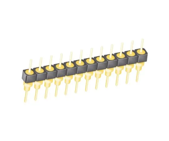 64-0589-85　Samtec BBS, 12 Way, 1 Row, Straight Pin Header　BBS-112-G-A