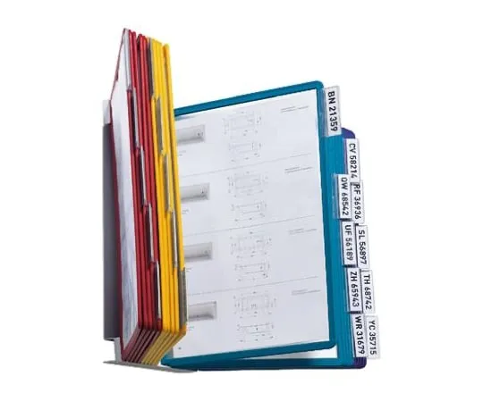 64-0436-92　Durable Wall Mounted 20 Panel Presentation Folder　5512-00