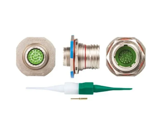 64-0573-47　Souriau 8D Series, 22 Way Panel Mount MIL Spec Circular Connector Receptacle, Pin Contacts,Shell Size 13, Screw　8D713F35PN