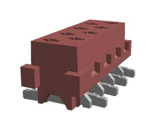 64-0385-32　TE Connectivity Micro-MaTch Series 2.54mm Pitch 8 Way 2 Row Straight PCB Socket, Surface Mount, Solder Termination　188275-8