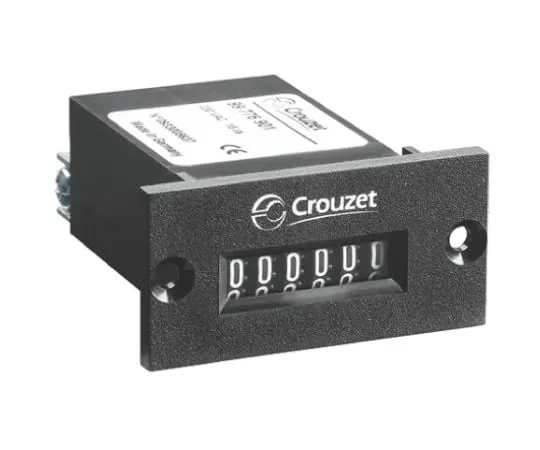 64-0424-60　Crouzet 6 Digit, Mechanical, Counter, 230 V ac　99776901