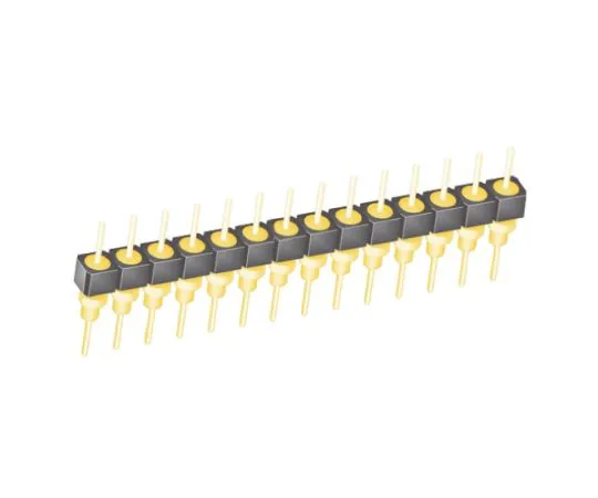 64-0589-86　Samtec BBS, 14 Way, 1 Row, Straight Pin Header　BBS-114-G-A