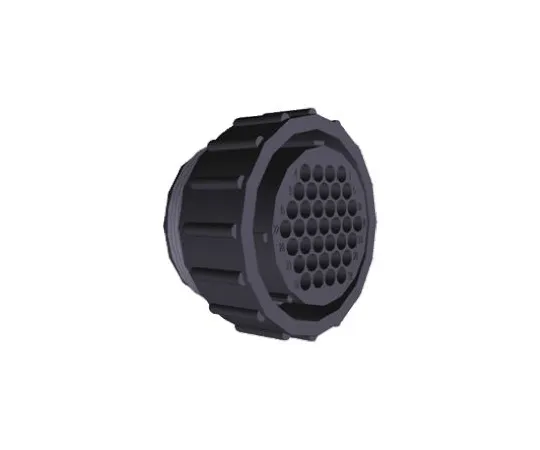 64-0375-55　TE Connectivity CPC Series 1 Series Cable Mount Connector, 37 contacts Plug　206150-2