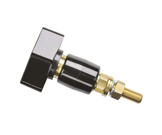 64-0517-80　Schutzinger 4mm Black Terminal Post, 1kV, 200A, M12 x 1 Thread　POL 201 / SW