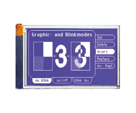 64-0542-41　Electronic Assembly EA eDIP240B-7LWTP Graphic LCD Display, Blue, White on, Transflective　EA eDIP240B-7LWTP