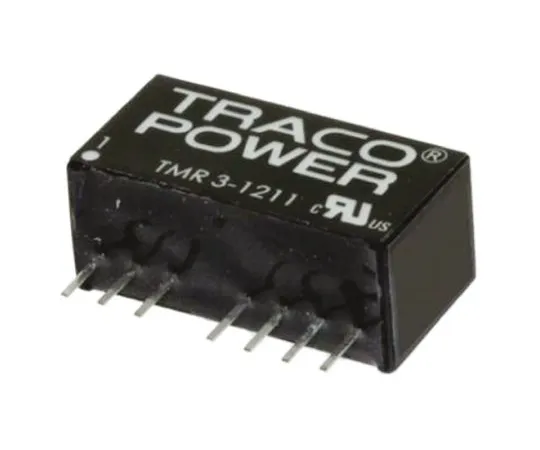 64-0607-60　TRACOPOWER TMR 3HI 3W Isolated DC-DC Converter Through Hole, Voltage in 9 → 18 V dc, Voltage out 3.3V dc　TMR 3-1210HI