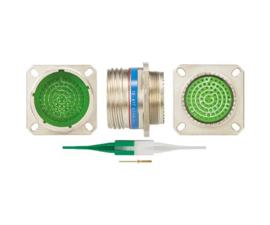 64-0573-32　Souriau 8D Series, 79 Way Panel Mount MIL Spec Circular Connector Receptacle, Pin Contacts,Shell Size 21, Screw　8D021F35PN