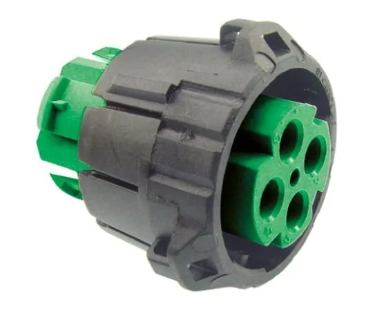 64-0514-95　ITT Cannon APD Series, 4 Pole Din Plug Plug, DIN 72585, 48 V dc IP67, IP69K　121583-0002