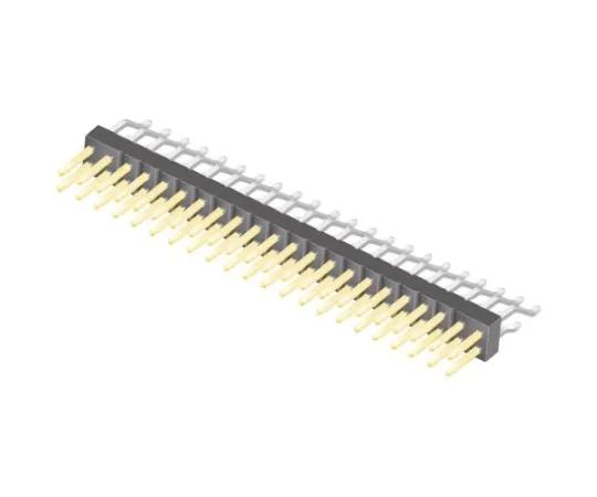64-0590-48　Samtec TSM, 44 Way, 2 Row, Right Angle Pin Header　TSM-122-02-L-DH