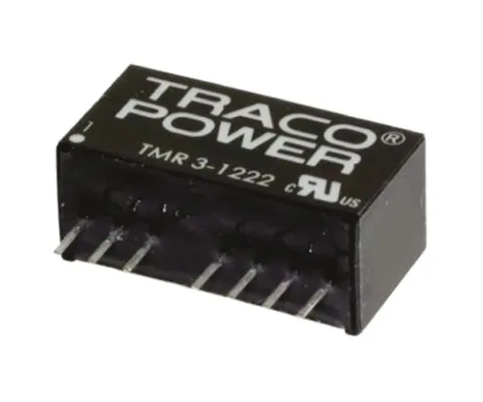 64-0607-38　TRACOPOWER TMR 3WIE 3W Isolated DC-DC Converter Through Hole, Voltage in 4.5 → 18 V dc, Voltage out ±12V dc　TMR 3-1222WIE