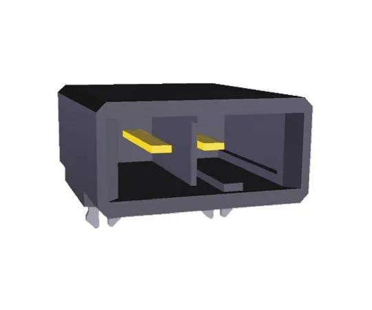 64-0389-69　TE Connectivity Dynamic 3000, 2 Way, Right Angle PCB Header　1-179276-3
