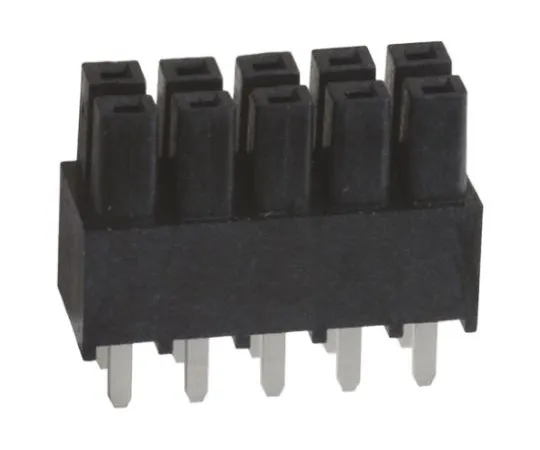 64-0593-54　Samtec IPS1 Series 2.54mm Pitch 10 Way 2 Row Straight PCB Socket, Through Hole, Through Hole Termination　IPS1-105-01-L-D
