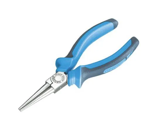64-0619-60　Gedore 160 mm Steel Round Nose Pliers, Jaw Length: 48mm　8122-160 JC