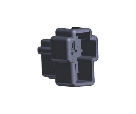 64-0393-19　TE Connectivity FASTON .250 Series, 2 Way Nylon Crimp Cover, Black　172129-2