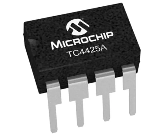 64-0631-57　Microchip TC4425AVPA Dual Low Side MOSFET Power Driver, 4.5A 8-Pin, PDIP　TC4425AVPA