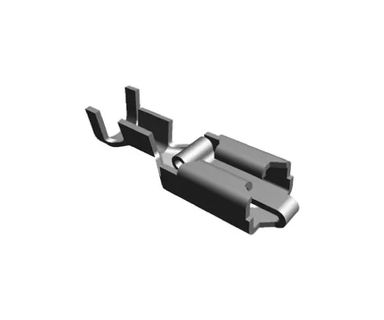64-0395-09　TE Connectivity Positive Lock .250 Mk I Series Crimp Receptacle, 6.35 x 0.81mm, 0.8mm² to 2mm², 18AWG to 14AWG, Tin　63812-1