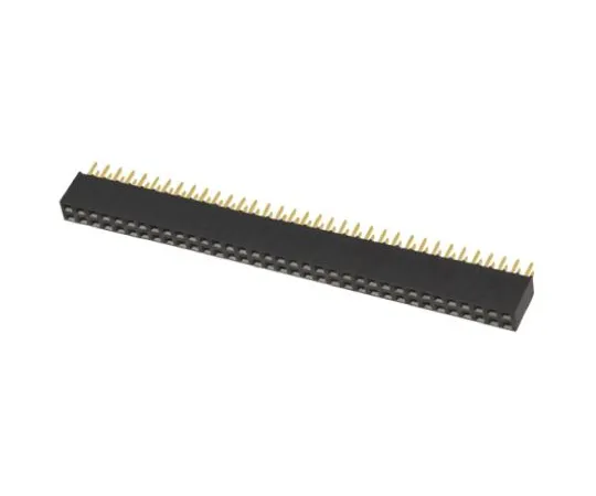 64-0580-56　Samtec SSQ Series 2.54mm Pitch 70 Way 2 Row Straight PCB Socket, Through Hole, Solder Termination　SSQ-135-01-G-D