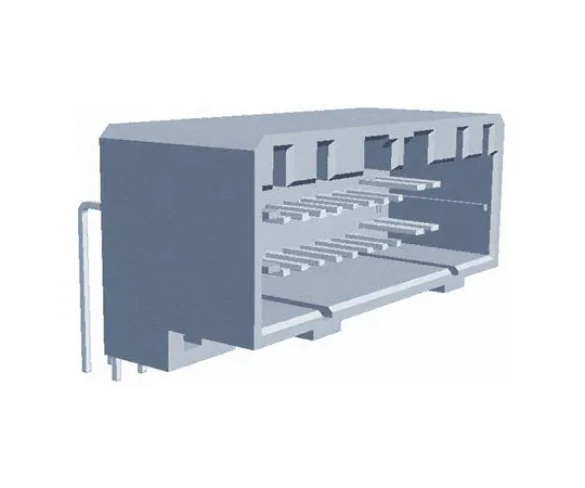 64-0383-24　TE Connectivity MULTILOCK 040/070 Series 26 Way 2 Row Right Angle PCB Socket, Through Hole, Solder Termination　175571-6
