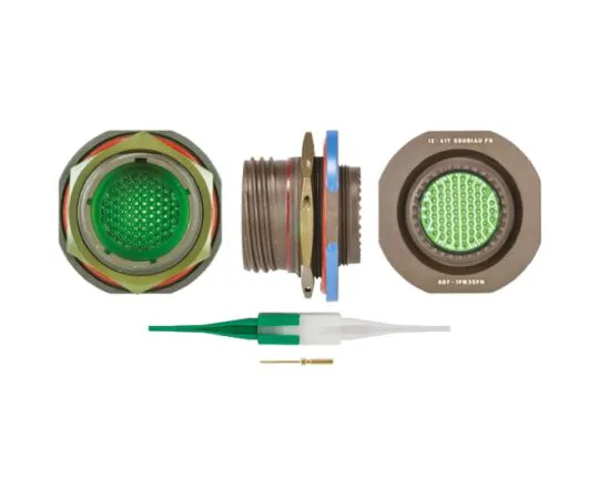 64-0572-56　Souriau 8D Series, 66 Way Panel Mount MIL Spec Circular Connector Receptacle, Pin Contacts,Shell Size 19, Screw　8D719W35PN