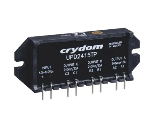 64-0351-92　Sensata / Crydom 15 A rms Solid State Relay, Instantaneous, PCB Mount, SCR, 280 V rms Maximum Load　UPD2415TP-10