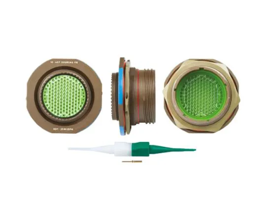 64-0572-62　Souriau 8D Series, 128 Way Panel Mount MIL Spec Circular Connector Receptacle, Pin Contacts,Shell Size 25, Screw　8D725W35PN