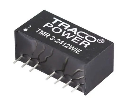 64-0607-45　TRACOPOWER TMR 3WIE 3W Isolated DC-DC Converter Through Hole, Voltage in 9 → 36 V dc, Voltage out ±15V dc　TMR 3-2423WIE
