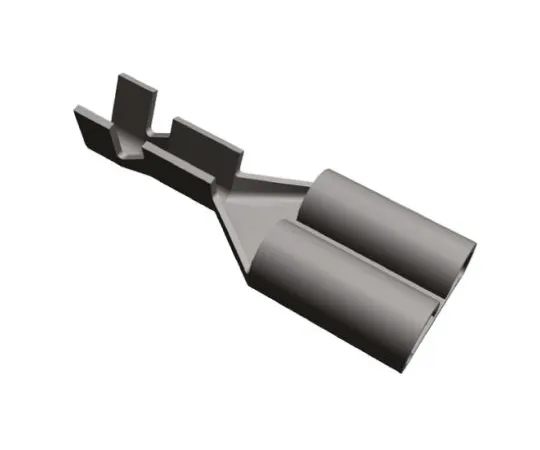 64-0578-43　TE Connectivity FASTIN-FASTON .250 Series Crimp Receptacle, 6.35 x 0.81mm, 0.5mm² to 1mm², 20AWG to 17AWG, Tin Plated　160860-4