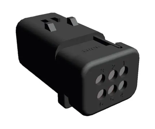 64-0425-39　TE Connectivity AMPSEAL 16 Series, 2 Row 6 Way Clip Mount Plug Housing　776434-2
