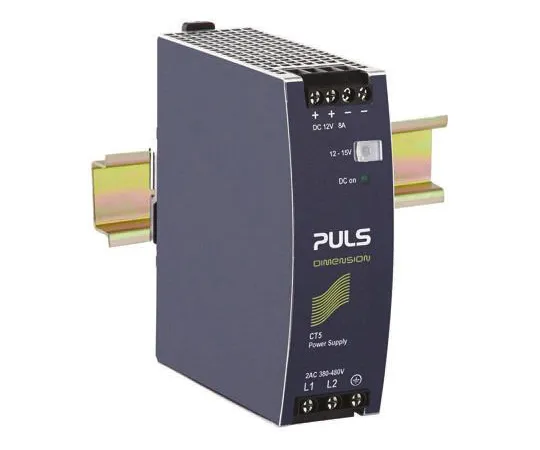 64-0346-32　PULS, DIMENSION C-Line DIN Rail Panel Mount Power Supply, 12V dc Output Voltage, 8A output current　CT5.121