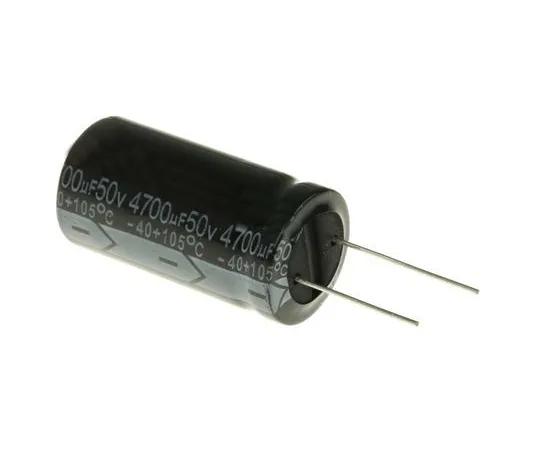 64-0345-08　RS PRO 4700μF 50V dc Aluminium Electrolytic Capacitor, Through Hole 22 (Dia.) x 42mm +105°C 22mm 10mm 42mm　170-1262