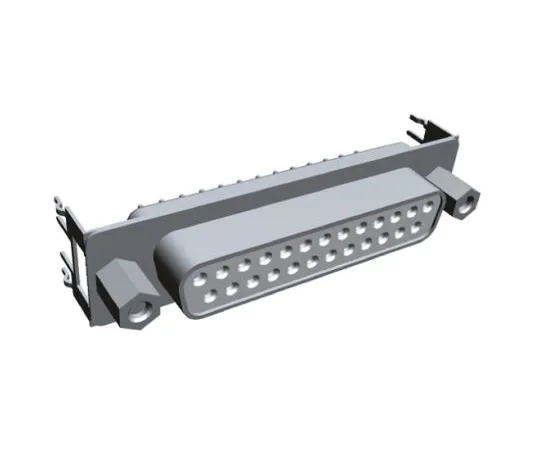 64-0376-19　TE Connectivity Amplimite HD-20 Series, 25 Way Through Hole PCB D-sub Connector Socket, 2.76mm Pitch　7-1393740-2