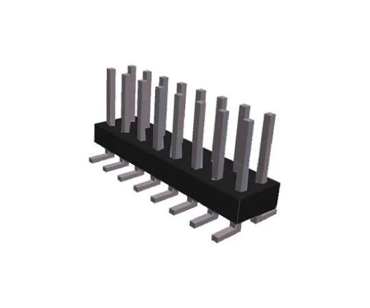 64-0384-55　TE Connectivity AMPMODU MOD II, 10 Way, 2 Row, Straight Pin Header　5-146130-4