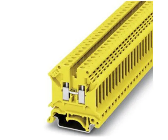 64-0636-93　Phoenix Contact, UK 5 N YE Series , 800 V Standard Din Rail Terminal, Screw Termination　3003952