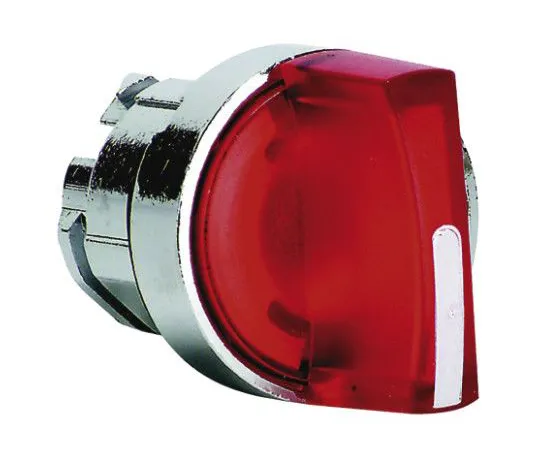 64-0498-60　Schneider Electric Harmony XB4 3 Position Selector Switch Head Standard Handle Red Spring Return to Centre　ZB4BK1543