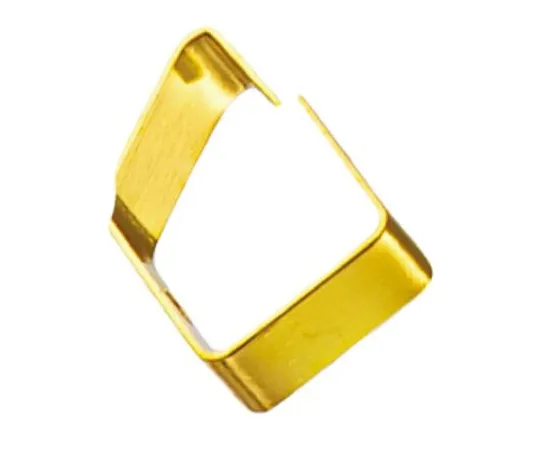 64-0624-52　331221602040, Shielding Strip of Gold Plated Beryllium Copper With Mounting Screw 6mm x 2mm x 4mm　331221602040