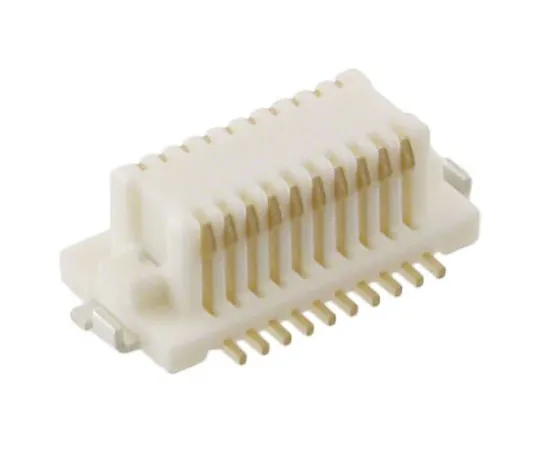 64-0620-92　Hirose DF12 Series 0.5mm Pitch 20 Way 2 Row Straight PCB Socket, Surface Mount, Solder Termination　DF12B-20DS-0.5V(86)