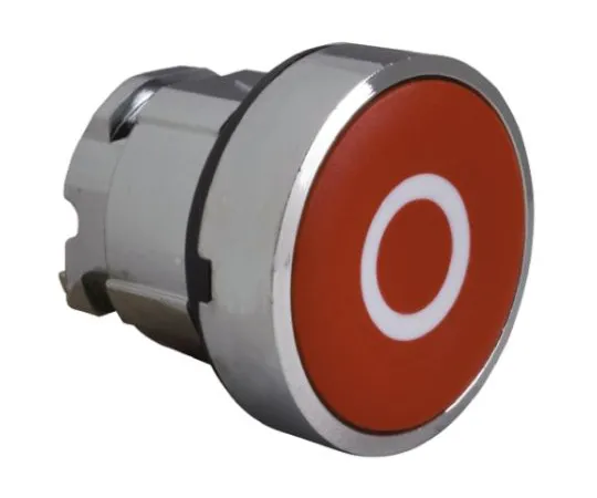 64-0498-16　Schneider Electric Harmony XB4 Series, Red Push Button Head, Spring Return, 22mm Cutout　ZB4BA432