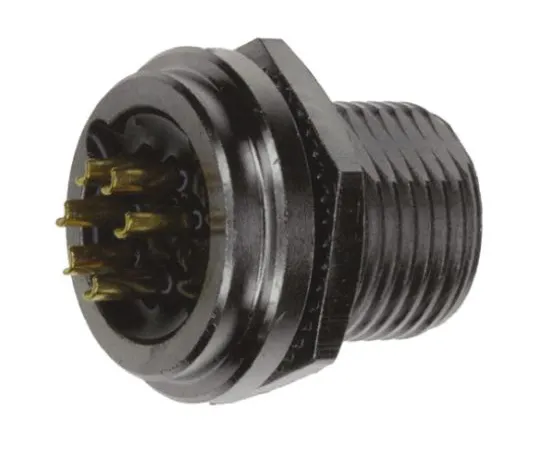 64-0443-67　Switchcraft MINI-CON-X Series Panel Mount Connector, 6 contacts Socket　SF7282-6SG-3ES