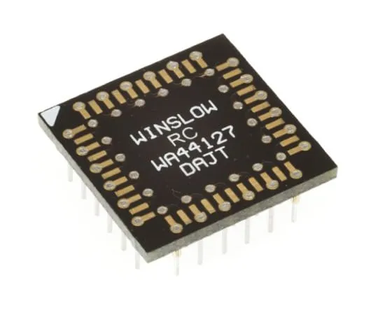 64-0477-92　Winslow Straight Through Hole Mount 1.27 mm, 2.54 mm Pitch IC Socket Adapter, 52 Pin Female PLCC to 52 Pin Male PGA　WA052127DAJTRC