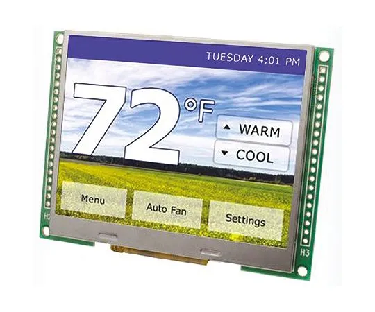 64-0508-28　Displaytech INT043BTFT-TS TFT LCD Colour Display / Touch Screen, 4.3in, 480 x 272pixels　INT043BTFT-TS