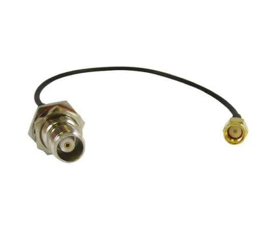 64-0557-57　200mm AV Cable Female TNC Bulkhead Straight to Male SMA Straight Male x 1 SMA Straight　CBA-TNCF-SMAM