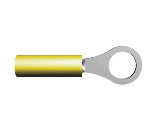 64-0391-74　TE Connectivity PIDG Series Insulated Crimp Ring Terminal, M3.5 Stud Size, 0.1mm² to 0.4mm² Wire Size, Yellow　321019